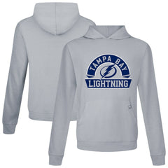 Tampa Bay Lightning Levelwear Relay Banner Arch Pullover Hoodie - Gray | US 203145441
