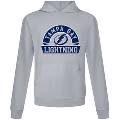 Tampa Bay Lightning Levelwear Relay Banner Arch Pullover Hoodie - Gray | US 203145441