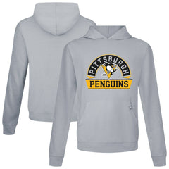 Pittsburgh Penguins Levelwear Relay Banner Arch Pullover Hoodie - Gray | US 203145445