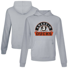 Anaheim Ducks Levelwear Relay Banner Arch Pullover Hoodie - Gray | US 203145449