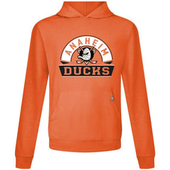 Anaheim Ducks Levelwear Relay Banner Arch Pullover Hoodie - Orange | US 203145450