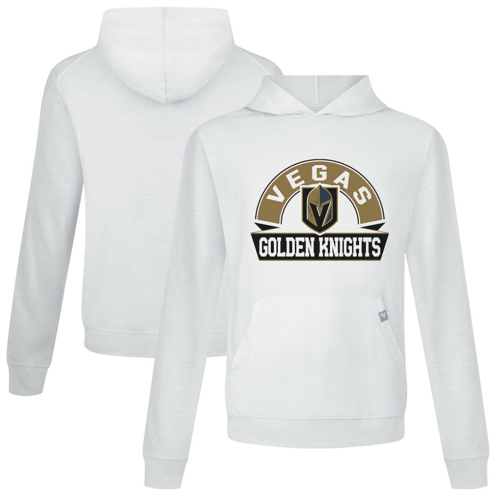Vegas Golden Knights Levelwear Relay Banner Arch Pullover Hoodie - White | US 203145453