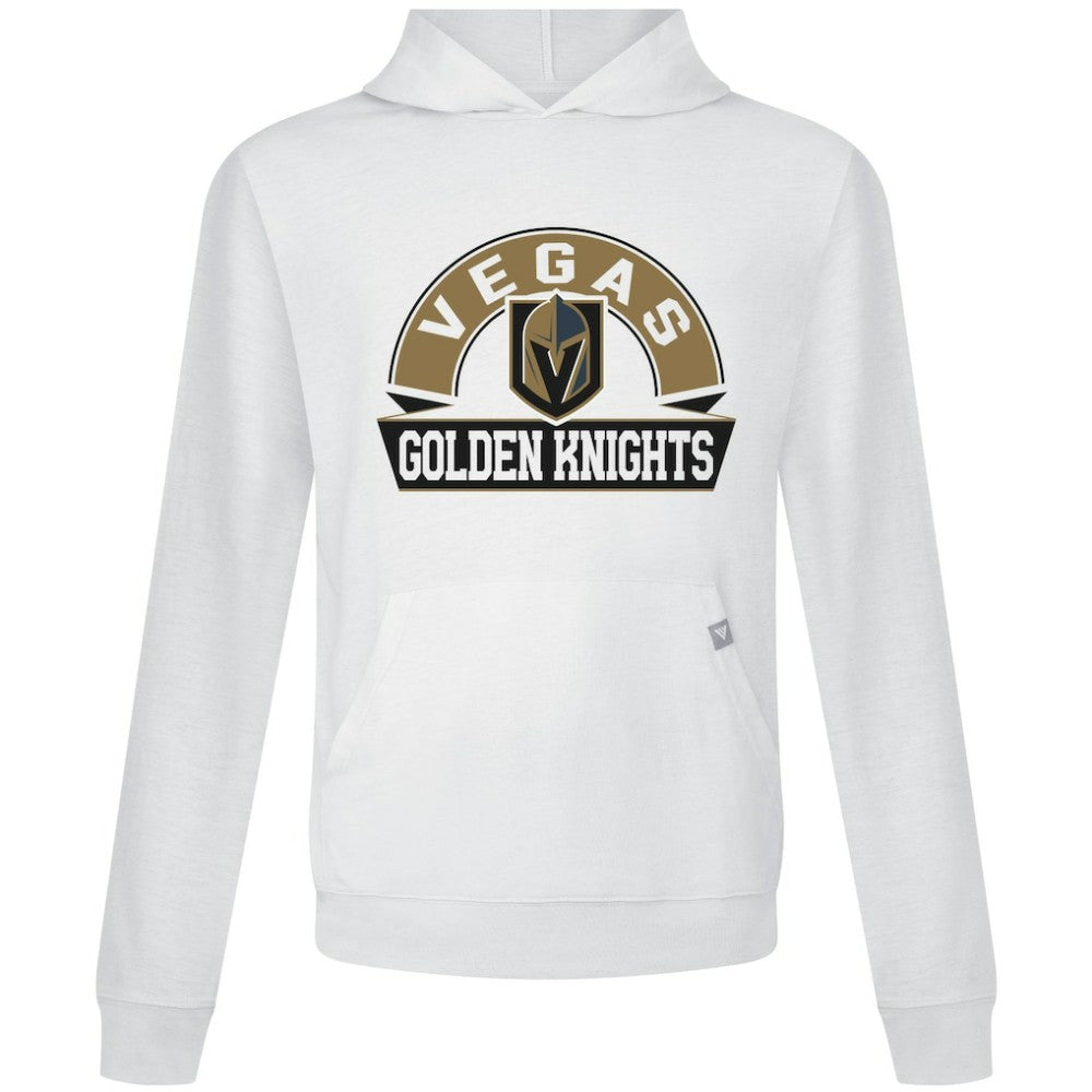 Vegas Golden Knights Levelwear Relay Banner Arch Pullover Hoodie - White | US 203145453