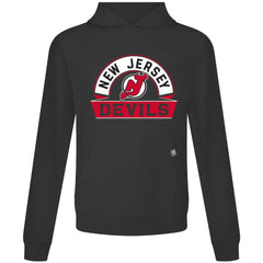 New Jersey Devils Levelwear Relay Banner Arch Pullover Hoodie - Black | US 203145456