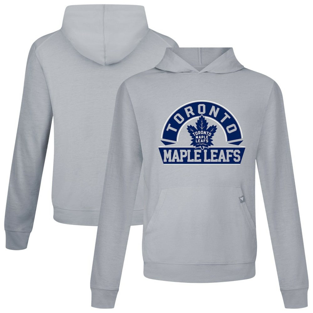 Toronto Maple Leafs Levelwear Relay Banner Arch Pullover Hoodie - Gray | US 203145457