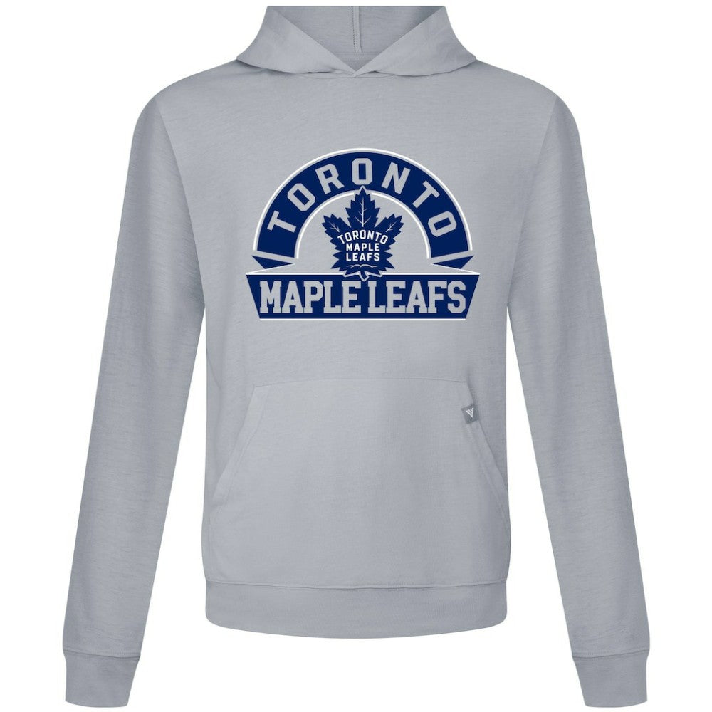 Toronto Maple Leafs Levelwear Relay Banner Arch Pullover Hoodie - Gray | US 203145457
