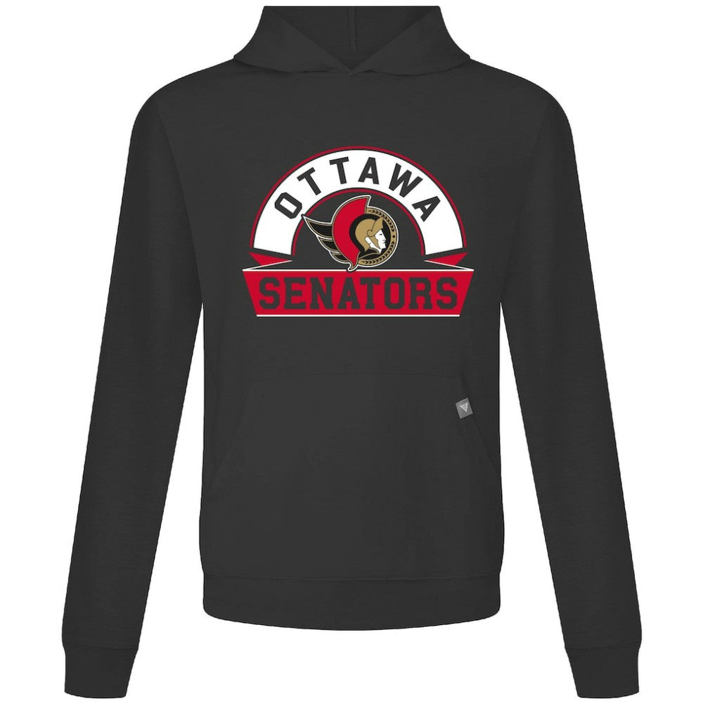 Ottawa Senators Levelwear Relay Banner Arch Pullover Hoodie - Black | US 203145460