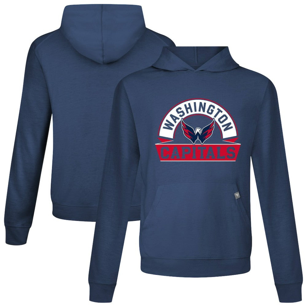 Washington Capitals Levelwear Relay Banner Arch Pullover Hoodie - Navy | US 203145461