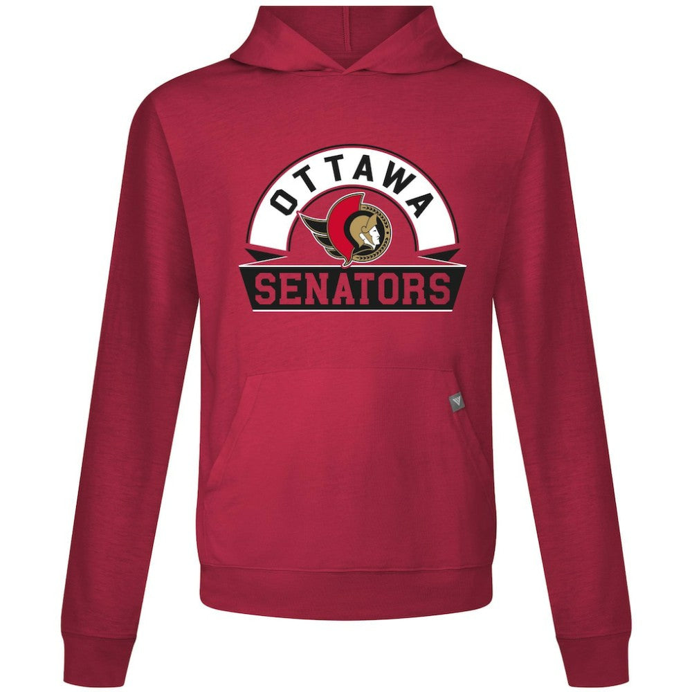 Ottawa Senators Levelwear Relay Banner Arch Pullover Hoodie - Red | US 203145468