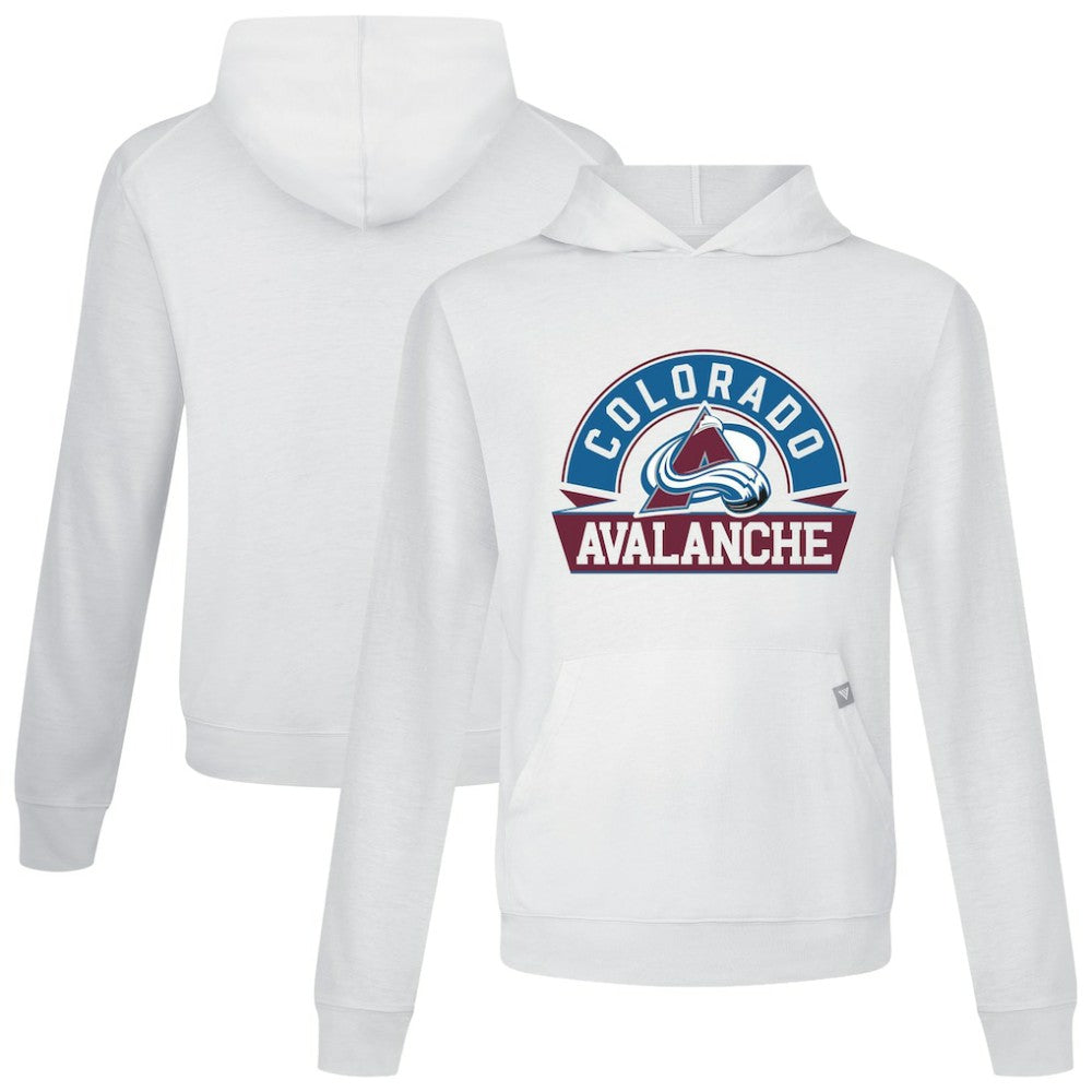 Colorado Avalanche Levelwear Relay Banner Arch Pullover Hoodie - White | US 203145470