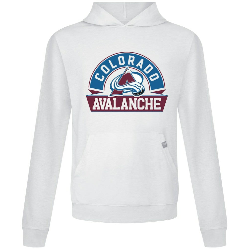 Colorado Avalanche Levelwear Relay Banner Arch Pullover Hoodie - White | US 203145470
