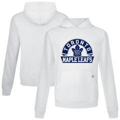 Toronto Maple Leafs Levelwear Relay Banner Arch Pullover Hoodie - White | US 203145472
