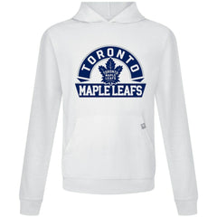 Toronto Maple Leafs Levelwear Relay Banner Arch Pullover Hoodie - White | US 203145472