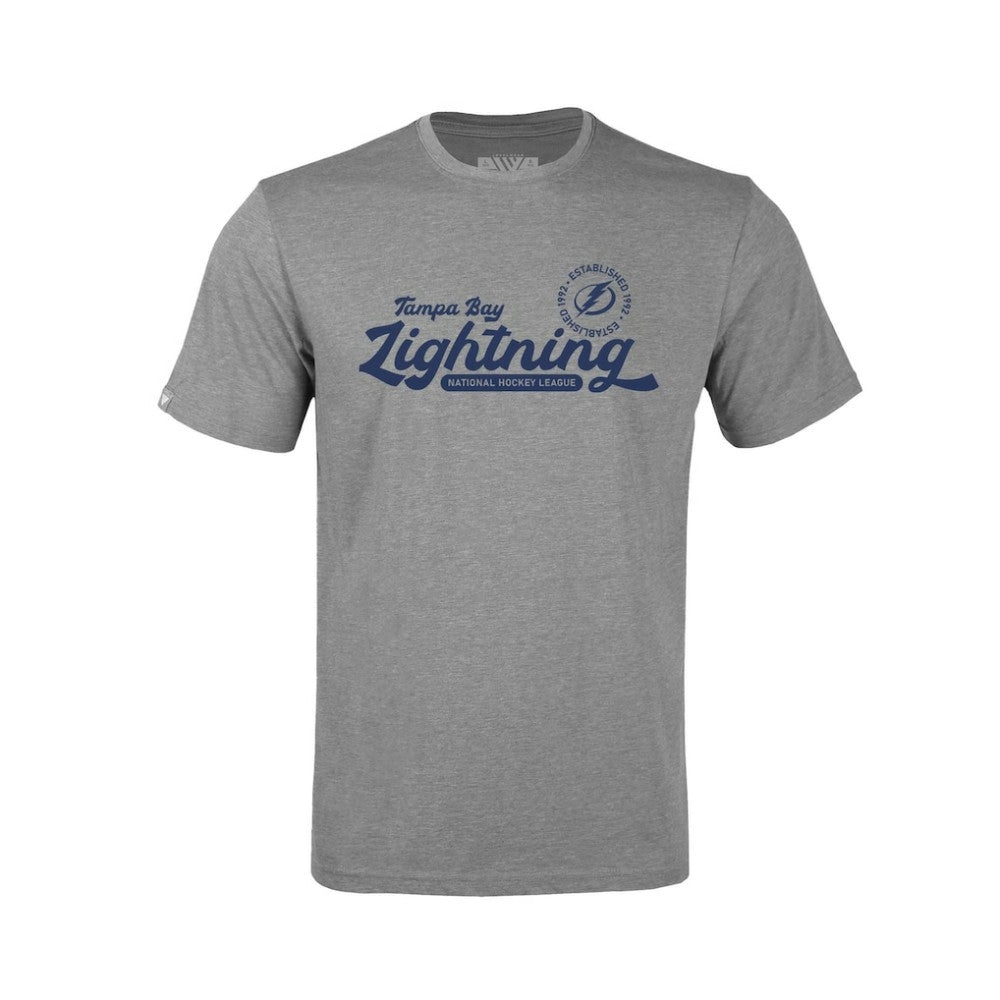 Tampa Bay Lightning Levelwear Youth Little Richmond Monument T-Shirt - Gray | US 203145507