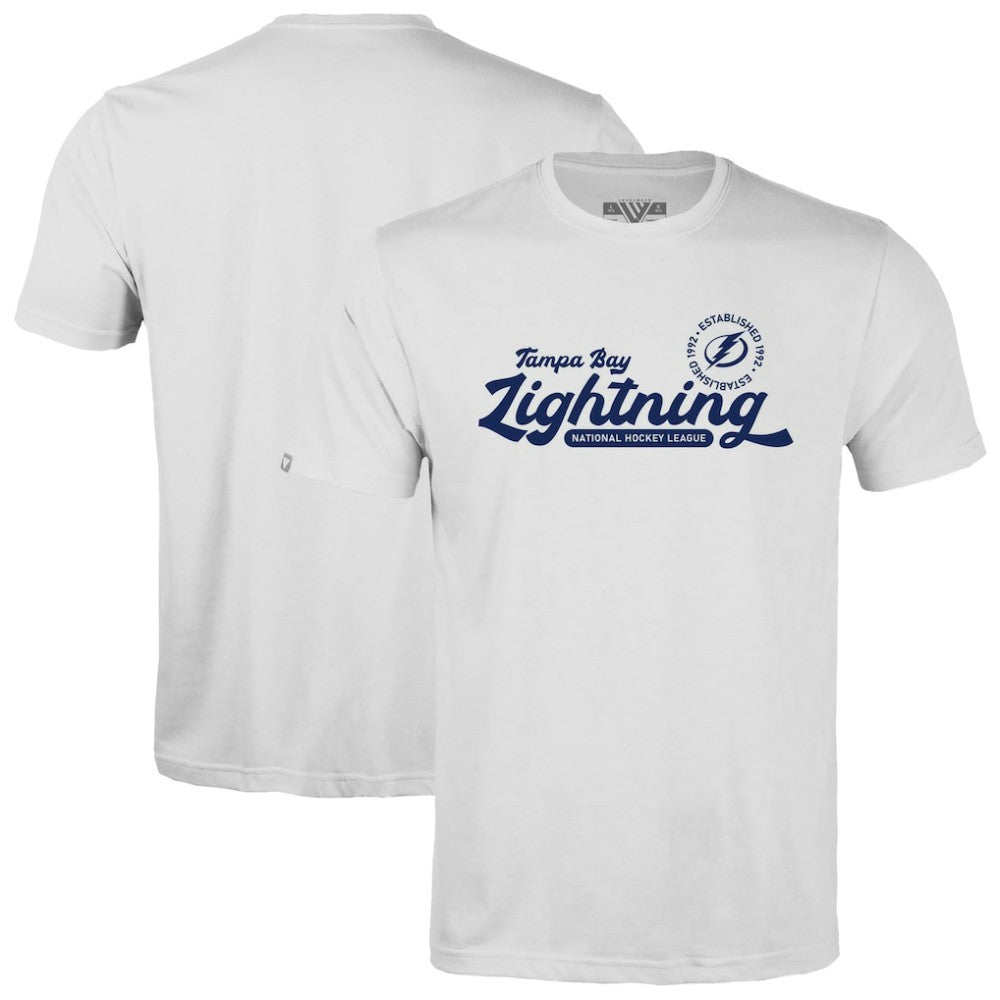 Tampa Bay Lightning Levelwear Youth Little Richmond Monument T-Shirt - White | US 203145509