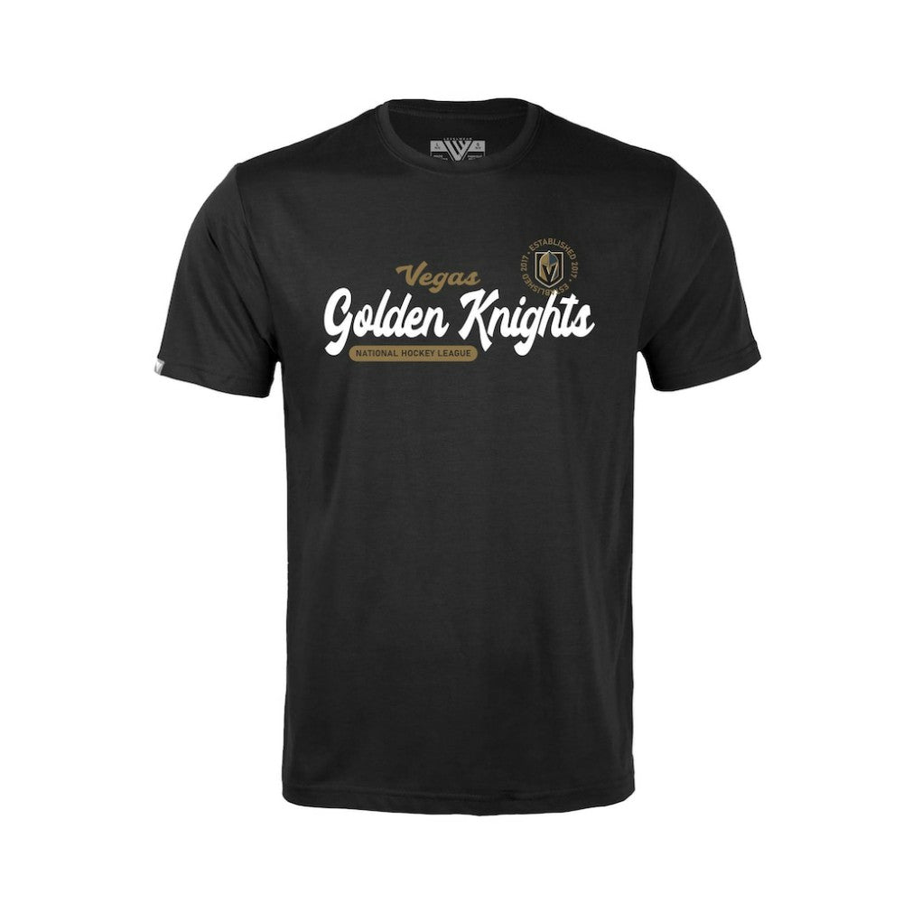 Vegas Golden Knights Levelwear Youth Little Richmond Monument T-Shirt - Black | US 203145510