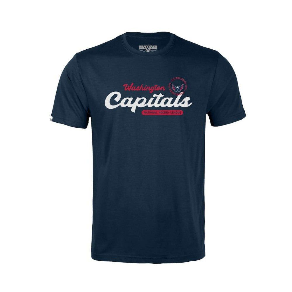 Washington Capitals Levelwear Youth Little Richmond Monument T-Shirt - Navy | US 203145511