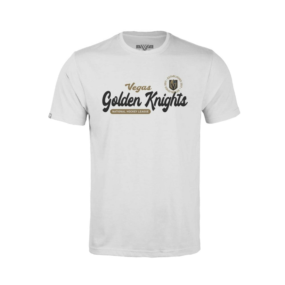 Vegas Golden Knights Levelwear Youth Little Richmond Monument T-Shirt - White | US 203145512