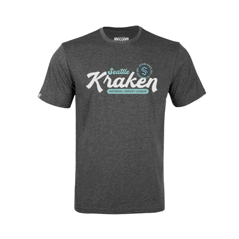 Seattle Kraken Levelwear Youth Little Richmond Monument T-Shirt - Gray | US 203145514