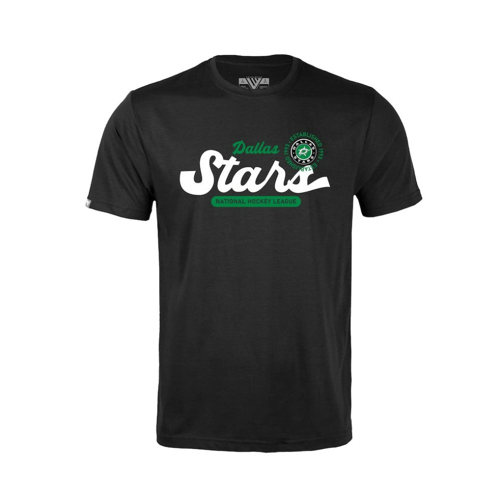 Dallas Stars Levelwear Youth Little Richmond Monument T-Shirt - Black | US 203145515