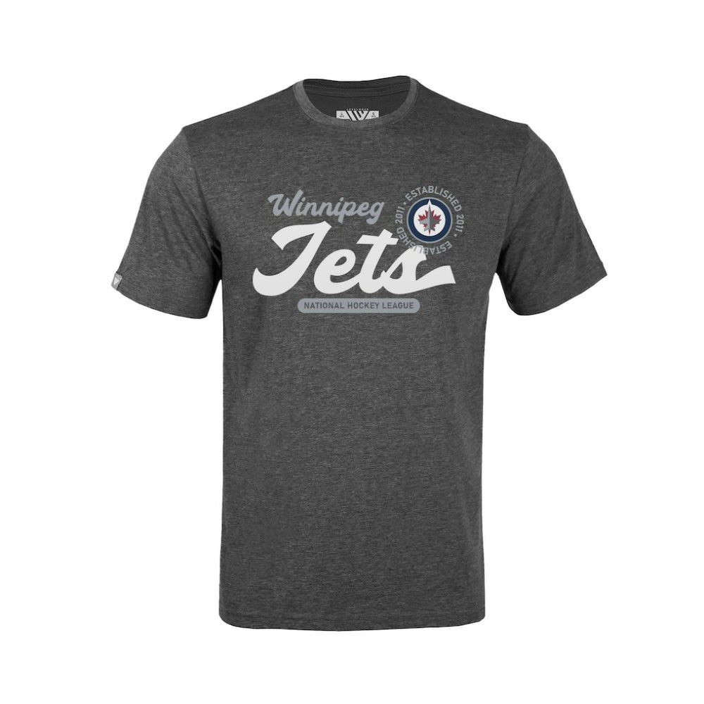 Winnipeg Jets Levelwear Youth Little Richmond Monument T-Shirt - Gray | US 203145522