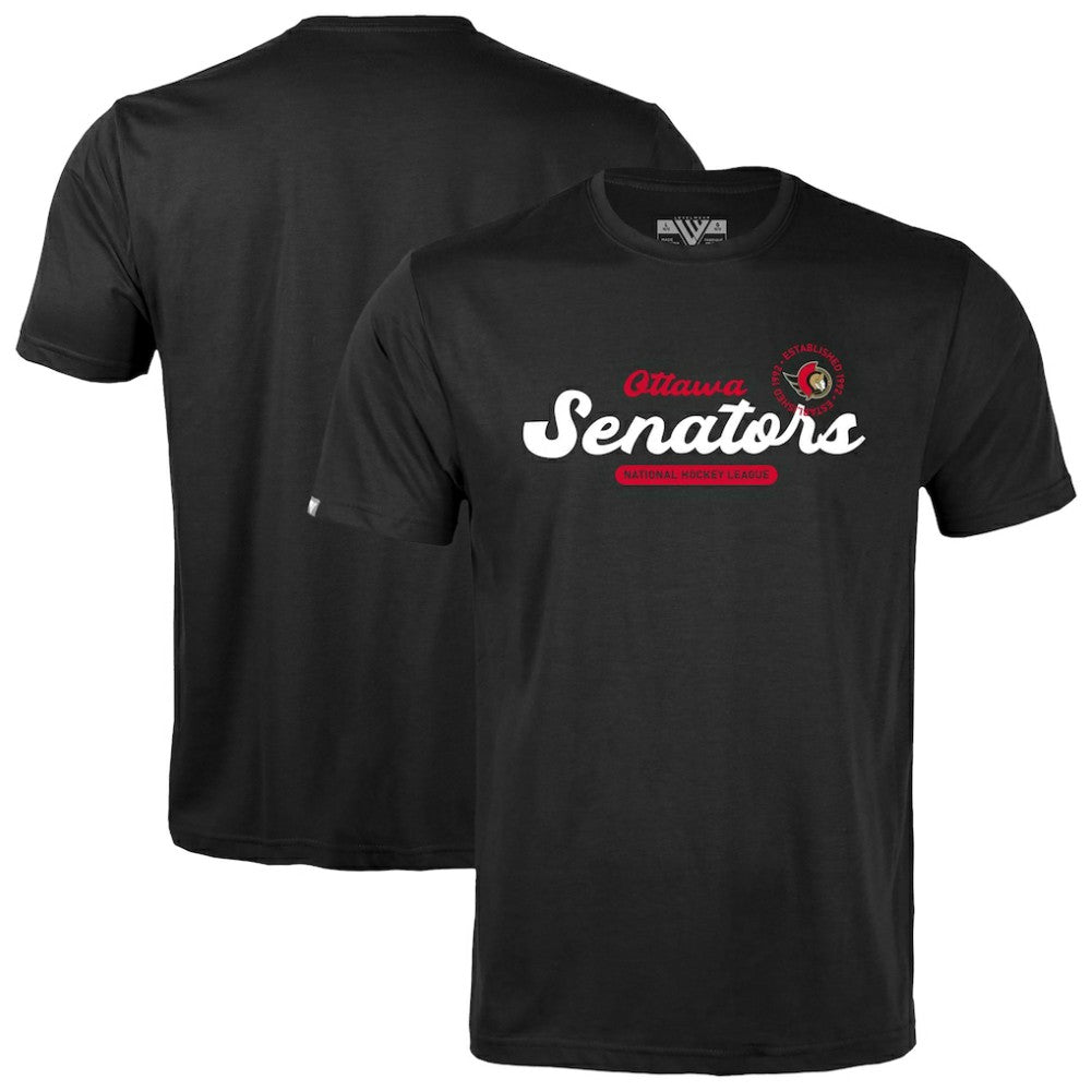 Ottawa Senators Levelwear Youth Little Richmond Monument T-Shirt - Black | US 203145526