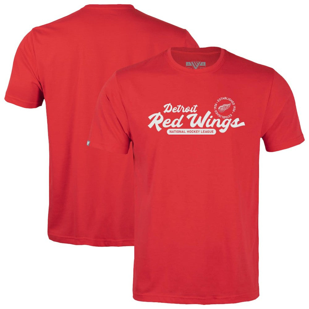 Detroit Red Wings Levelwear Youth Little Richmond Monument T-Shirt - Red | US 203145528