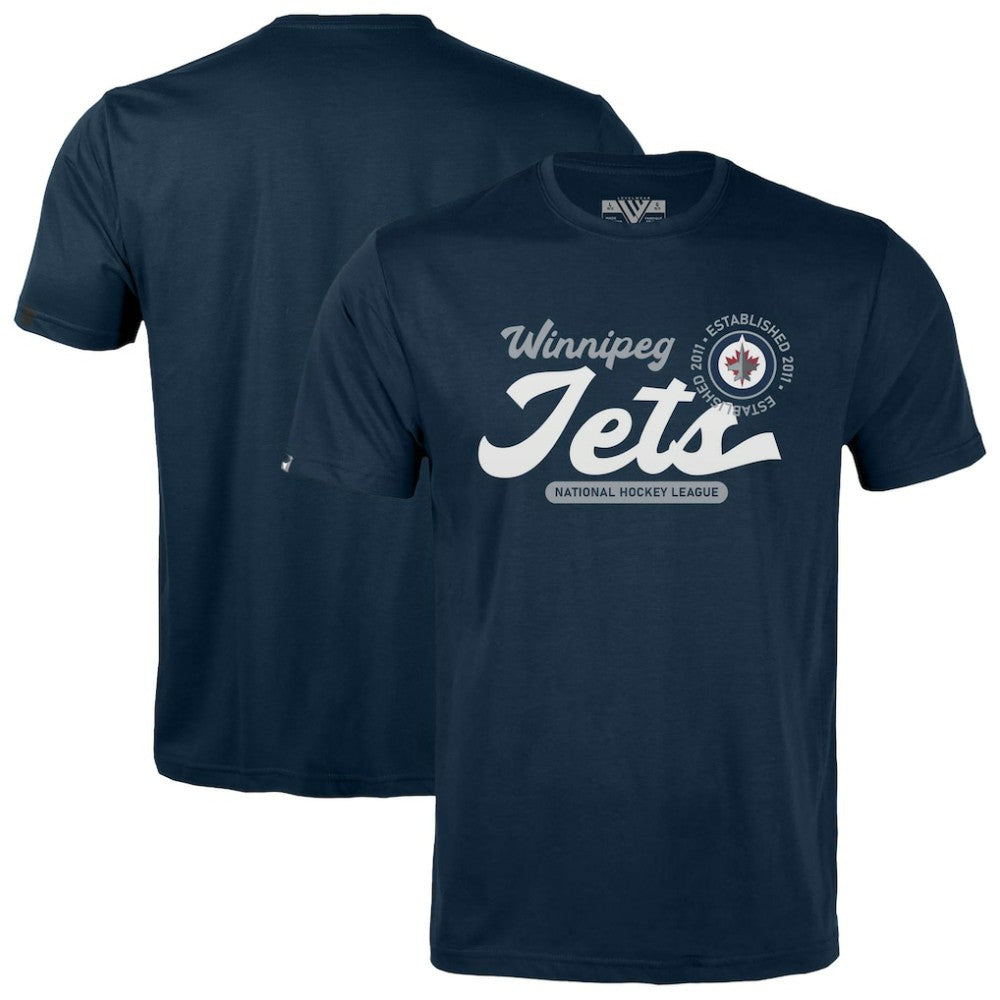 Winnipeg Jets Levelwear Youth Little Richmond Monument T-Shirt - Navy | US 203145530