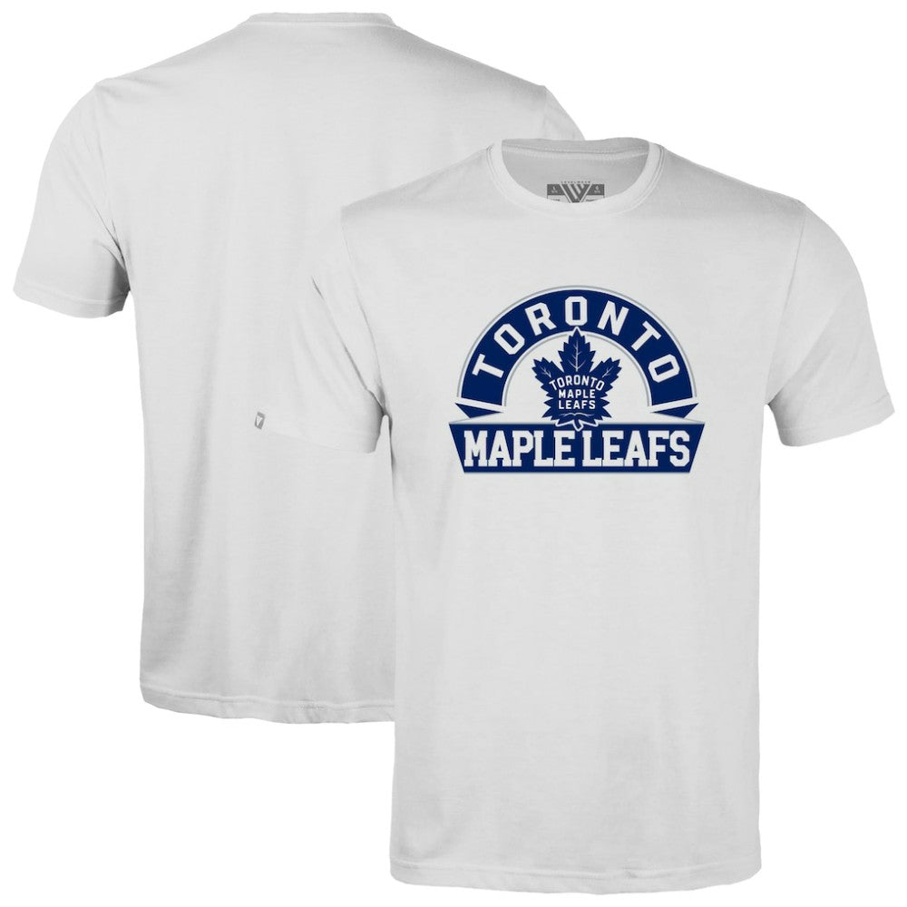 Toronto Maple Leafs Levelwear Youth Little Richmond Banner Arch T-Shirt - White | US 203145537