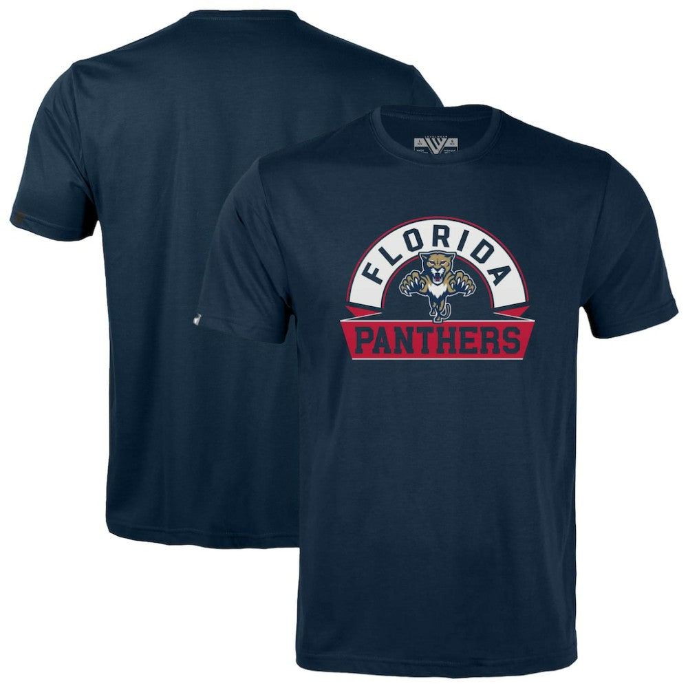 Florida Panthers Levelwear Youth Little Richmond Banner Arch T-Shirt - Navy | US 203145551