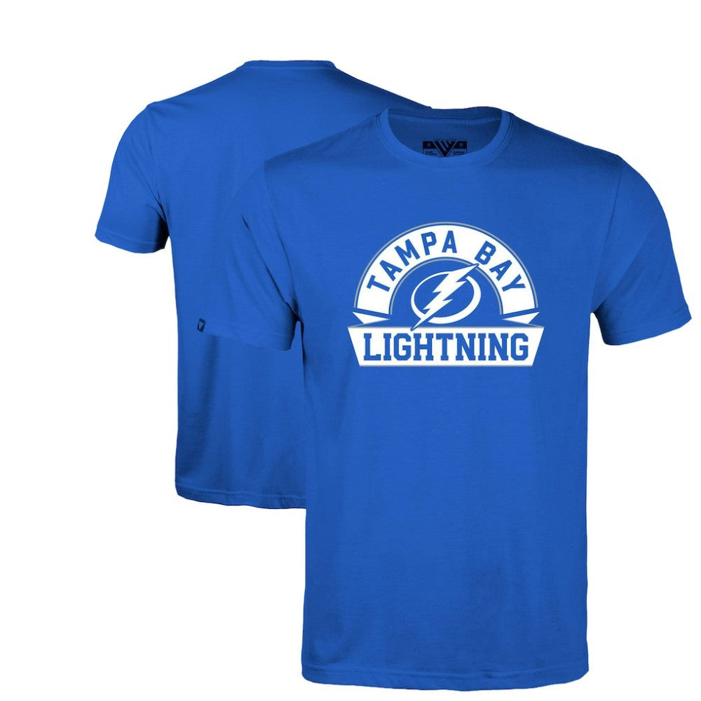 Tampa Bay Lightning Levelwear Youth Little Richmond Banner Arch T-Shirt - Royal | US 203145553