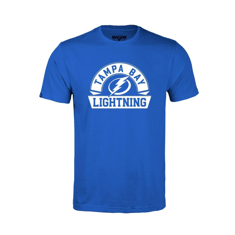 Tampa Bay Lightning Levelwear Youth Little Richmond Banner Arch T-Shirt - Royal | US 203145553