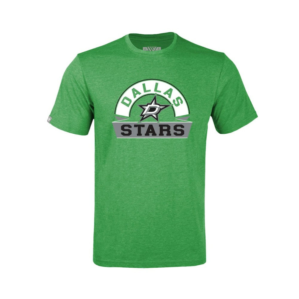 Dallas Stars Levelwear Youth Little Richmond Banner Arch T-Shirt - Green | US 203145560