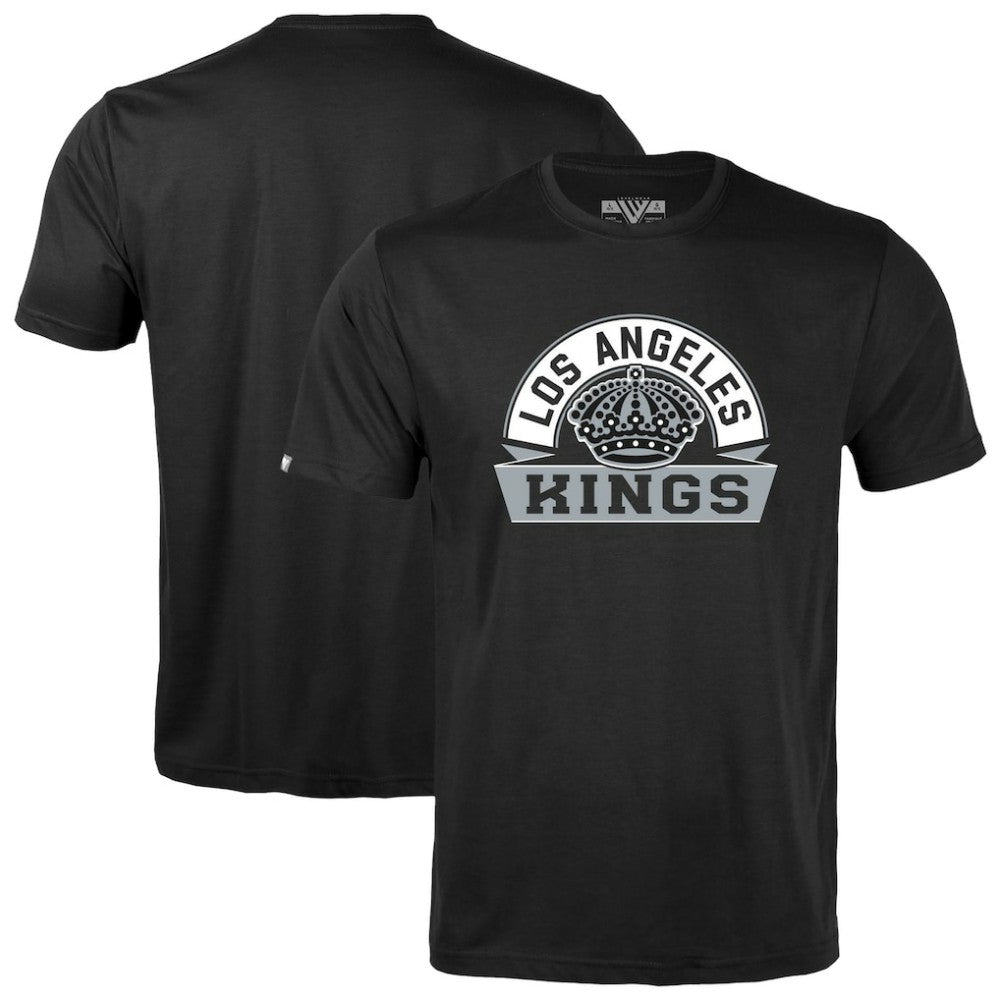 Los Angeles Kings Levelwear Youth Little Richmond Banner Arch T-Shirt - Black | US 203145562