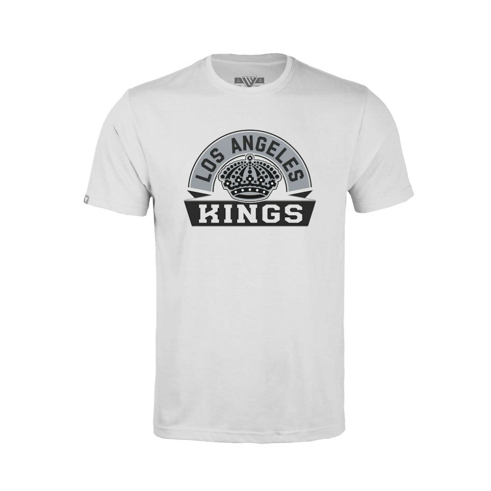 Los Angeles Kings Levelwear Youth Little Richmond Banner Arch T-Shirt - White | US 203145563