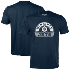 Winnipeg Jets Levelwear Youth Little Richmond Banner Arch T-Shirt - Navy | US 203145566