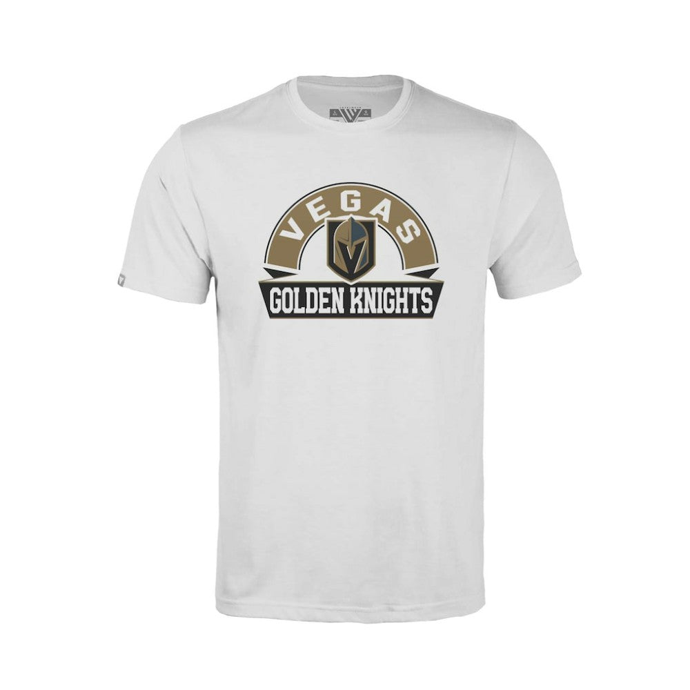 Vegas Golden Knights Levelwear Youth Little Richmond Banner Arch T-Shirt - White | US 203145569