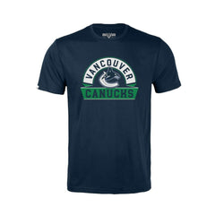 Vancouver Canucks Levelwear Youth Little Richmond Banner Arch T-Shirt - Navy | US 203145573