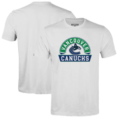 Vancouver Canucks Levelwear Youth Little Richmond Banner Arch T-Shirt - White | US 203145574