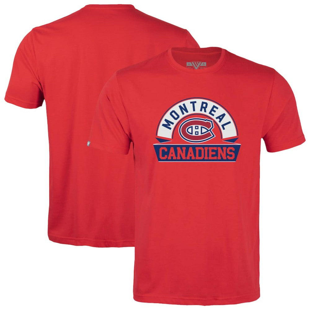 Montreal Canadiens Levelwear Youth Little Richmond Banner Arch T-Shirt - Red | US 203145575