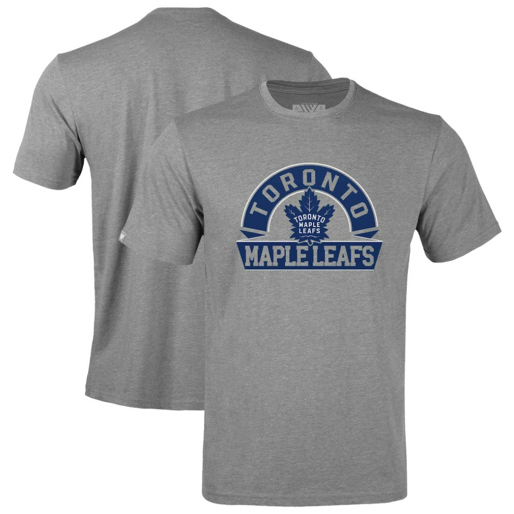Toronto Maple Leafs Levelwear Youth Little Richmond Banner Arch T-Shirt - Gray | US 203145579