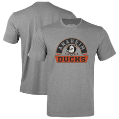 Anaheim Ducks Levelwear Youth Little Richmond Banner Arch T-Shirt - Gray | US 203145597