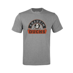 Anaheim Ducks Levelwear Youth Little Richmond Banner Arch T-Shirt - Gray | US 203145597