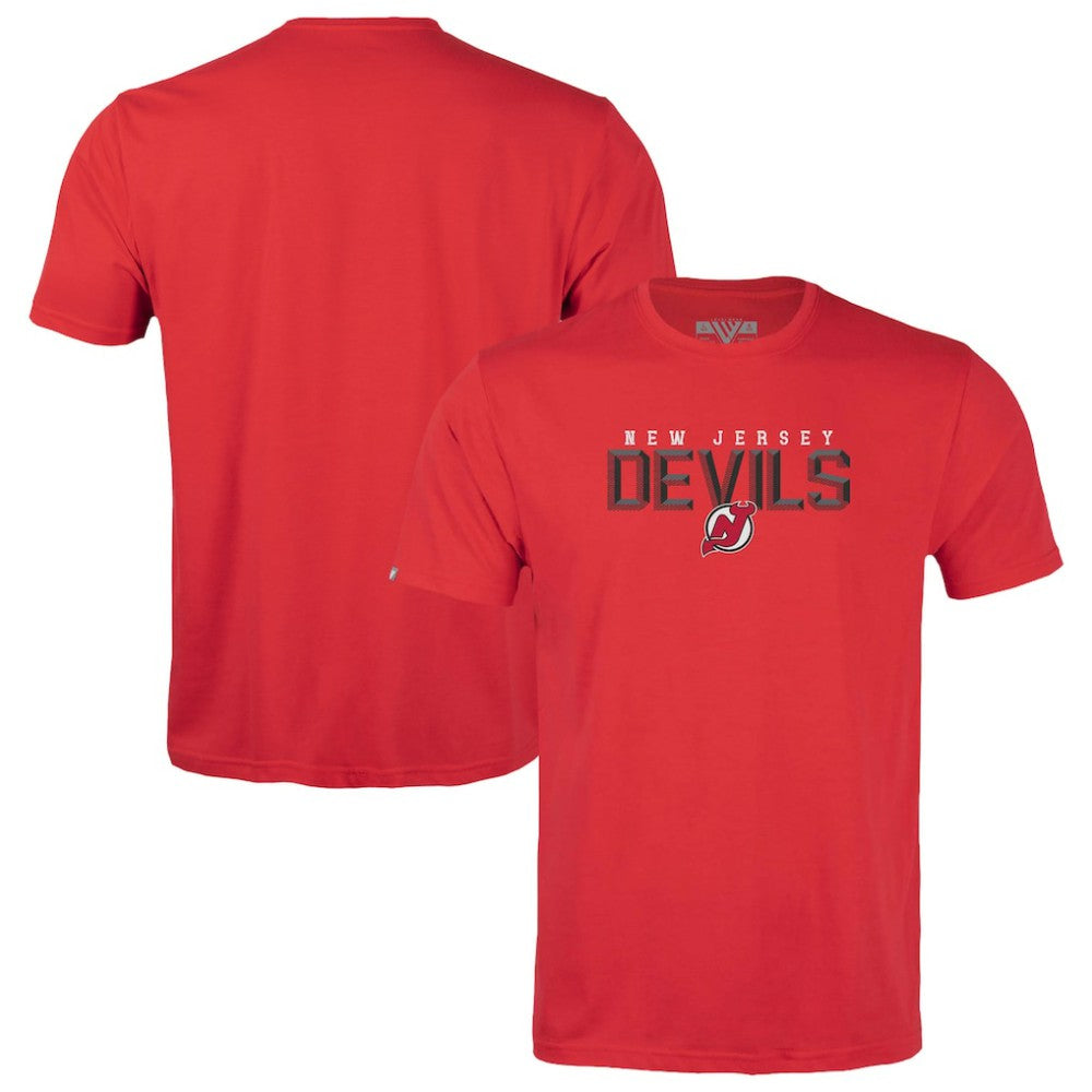 New Jersey Devils Levelwear Youth Little Richmond Carve T-Shirt - Red | US 203145602