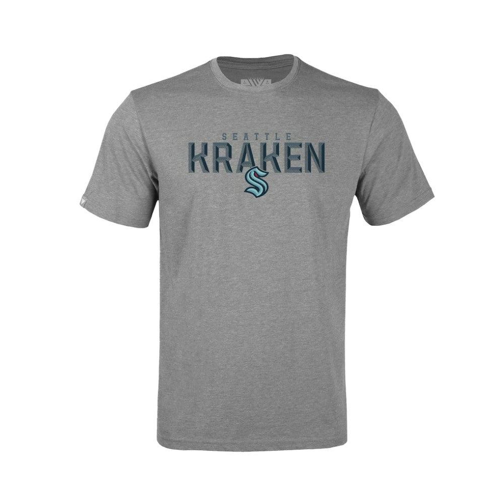 Seattle Kraken Levelwear Youth Little Richmond Carve T-Shirt - Gray | US 203145603