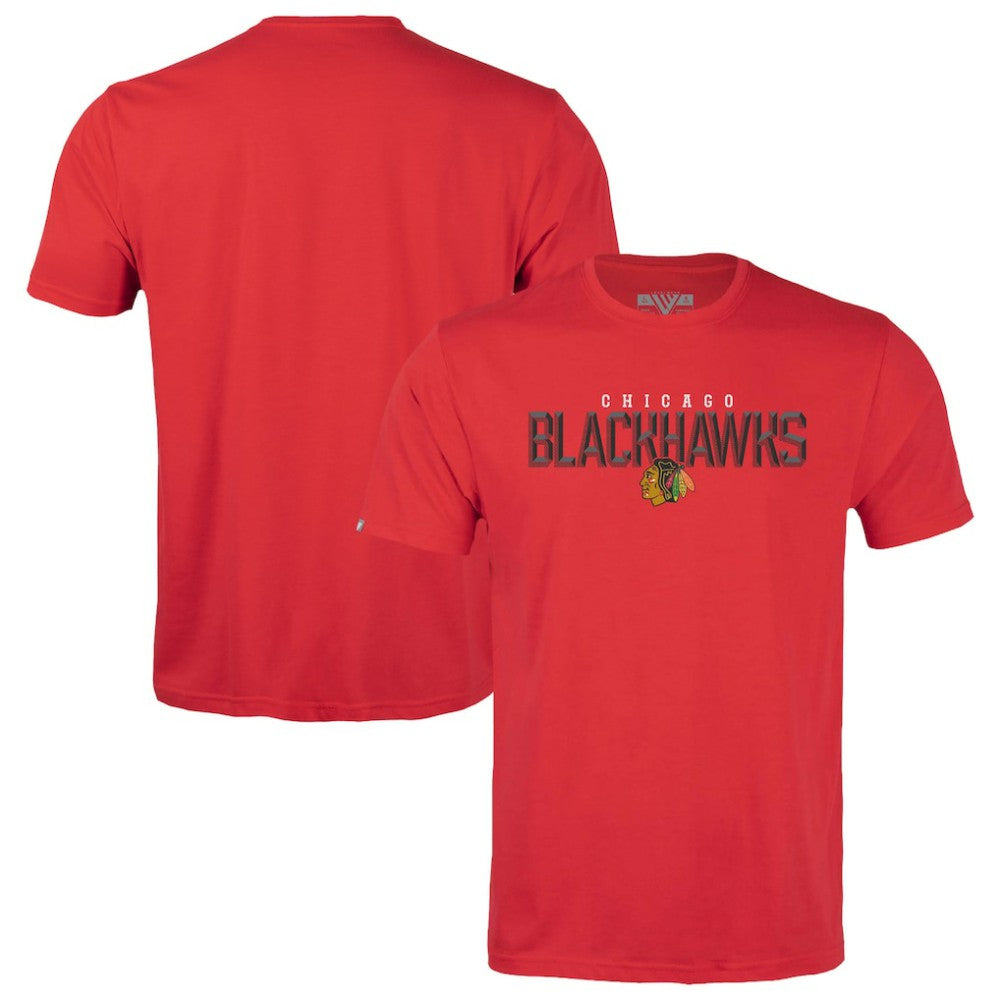 Chicago Blackhawks Levelwear Youth Little Richmond Carve T-Shirt - Red | US 203145607