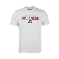 Colorado Avalanche Levelwear Youth Little Richmond Carve T-Shirt - White | US 203145612