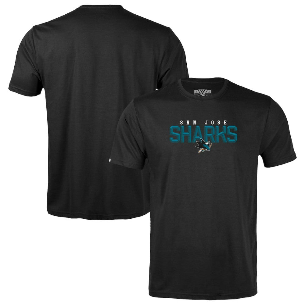 San Jose Sharks Levelwear Youth Little Richmond Carve T-Shirt - Black | US 203145629