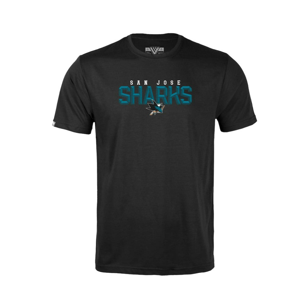 San Jose Sharks Levelwear Youth Little Richmond Carve T-Shirt - Black | US 203145629