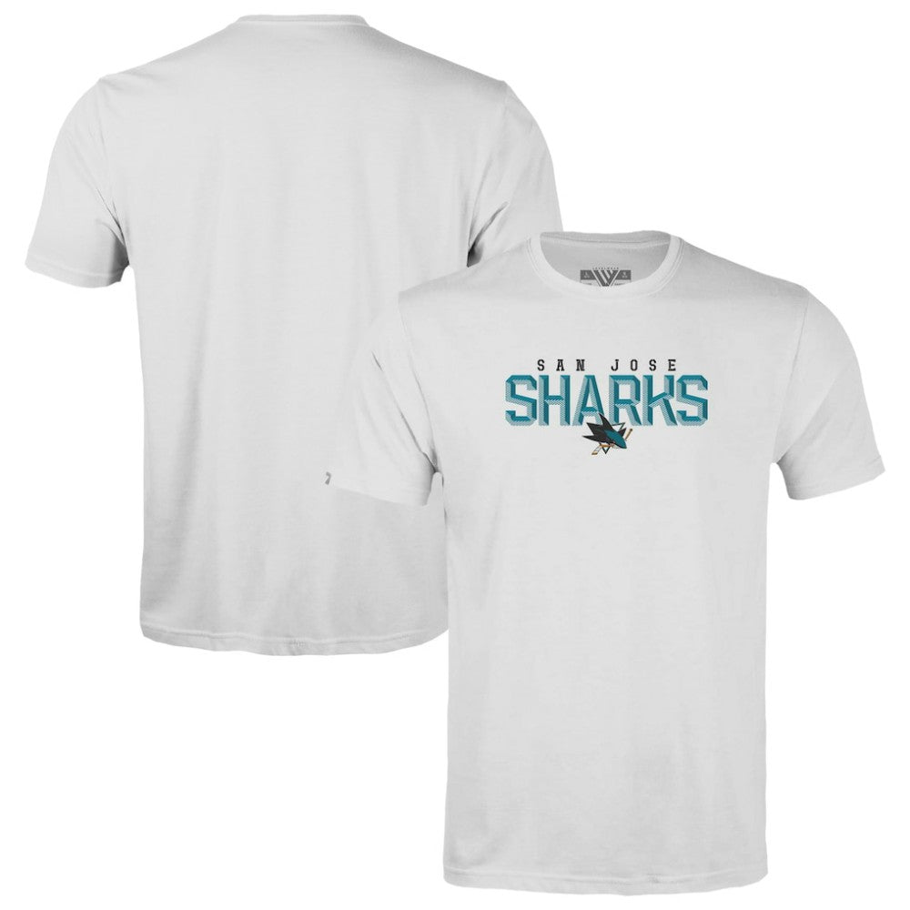 San Jose Sharks Levelwear Youth Little Richmond Carve T-Shirt - White | US 203145630